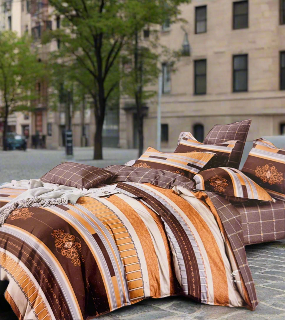 Cotton Bed Sheet Set With Two Pillow Cover