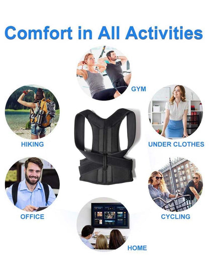 Posture Corrector Adjustable Back Trainer Unisex