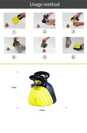 Pet Dog Poop Bag Dispenser Travel Foldable Pooper Scooper Poop Scoop Clean Animal Waste Picker Cleaning Tools Pet Products