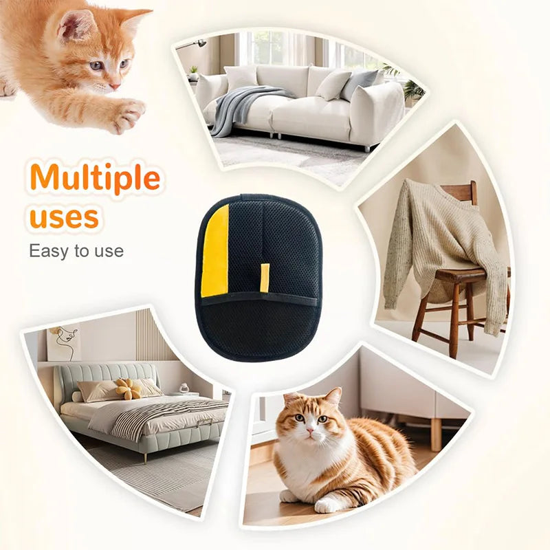 Pet Dog Static Bidirectional Grooming Gloves Reusable Washable Dog Grooming Equipment Multi Functional Pet Product Accessories