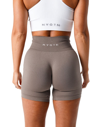 Solid Seamless Shorts Women Gym Wear