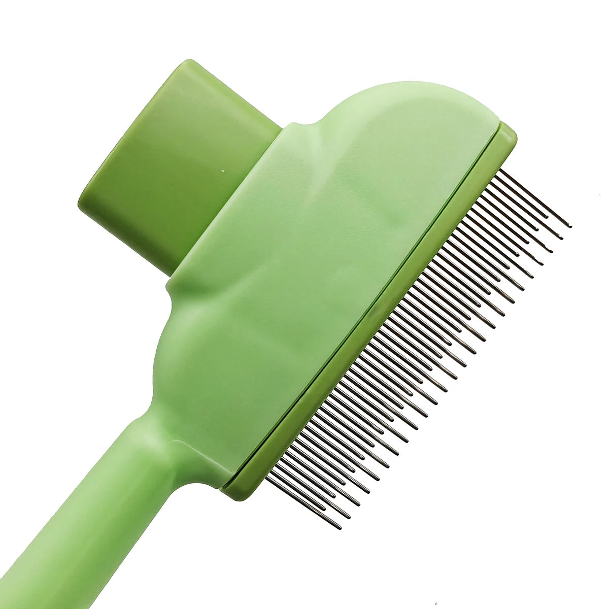 Dual-Purpose Comb for Cats/Dogs - Floating Teeth Hair Remover Brush with Needle Design for Pet Grooming Tool