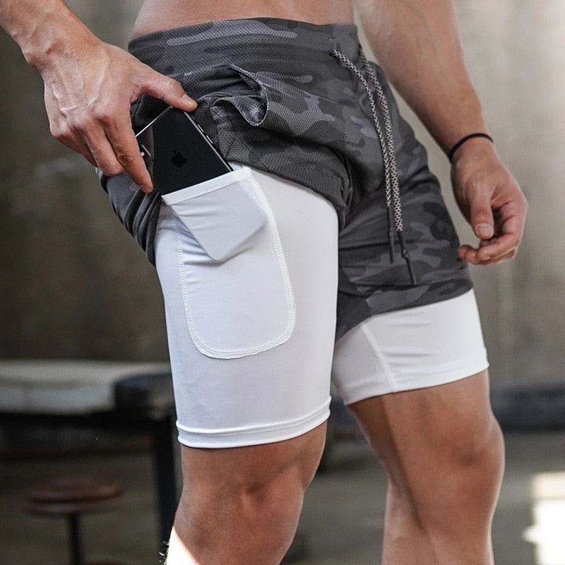 Under pocket Men Gym Running Shorts