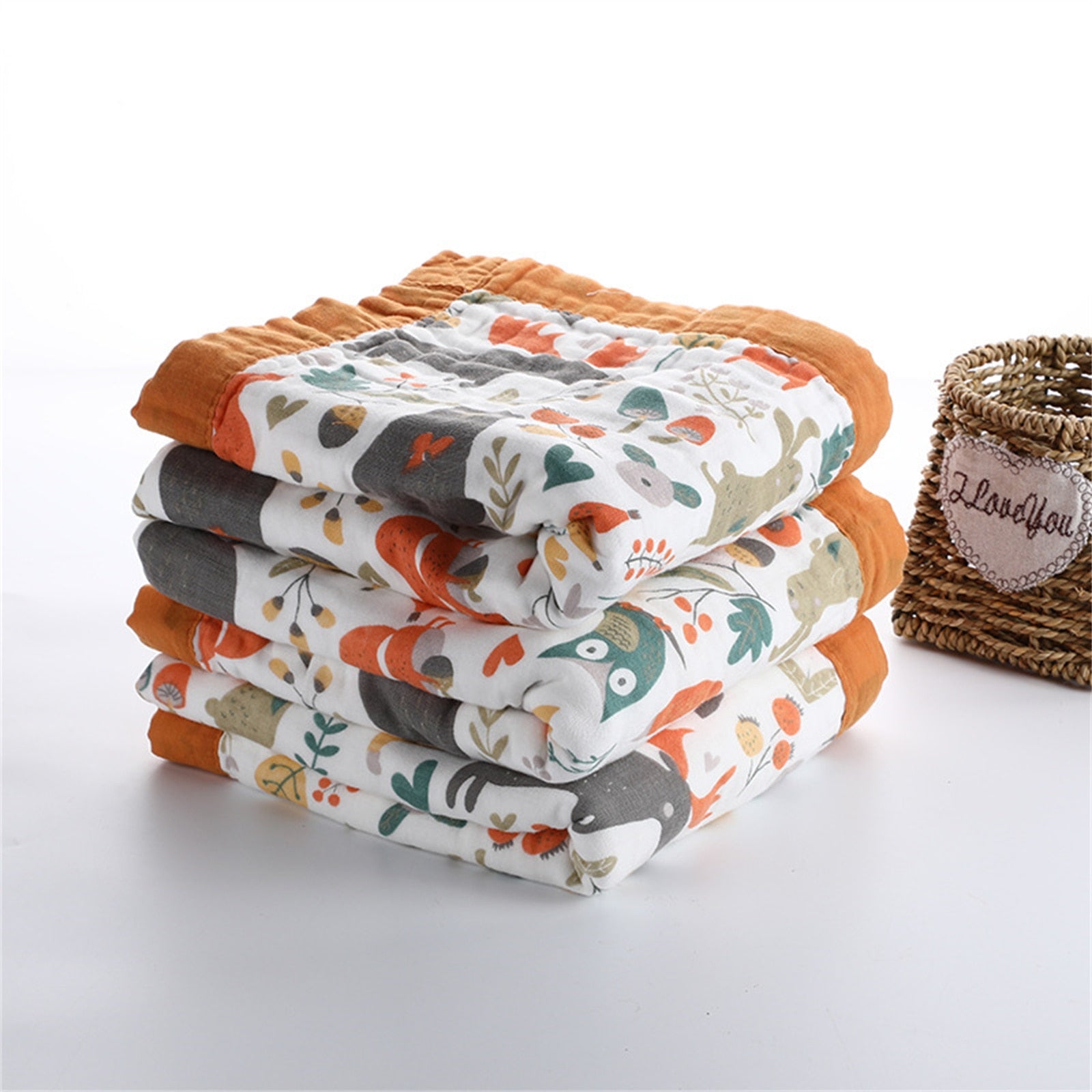 3 pair of Cotton Baby Blankets for Newborn