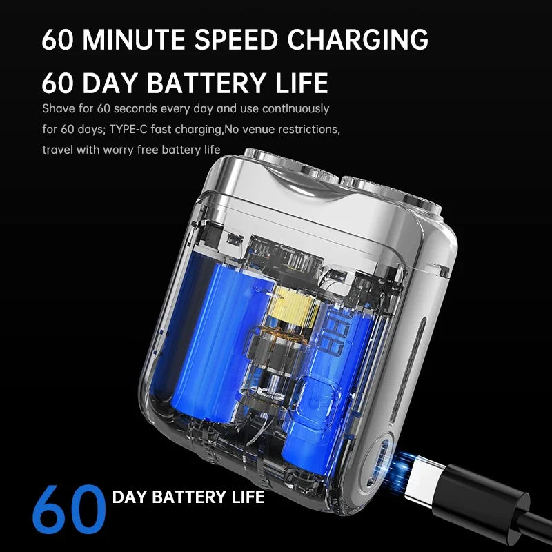 PocketPro™ Intelligent Travel Shaver (Digital Display)