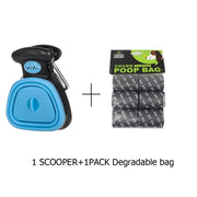 Pet Dog Poop Bag Dispenser Travel Foldable Pooper Scooper Poop Scoop Clean Animal Waste Picker Cleaning Tools Pet Products
