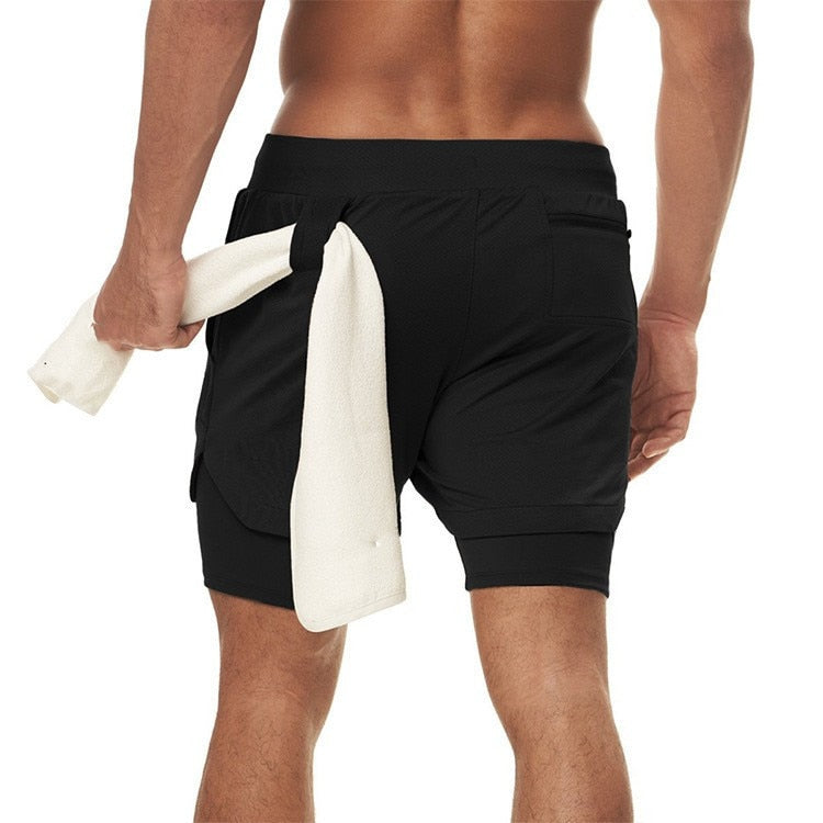 Under Armour 2-in-1 black shorts 