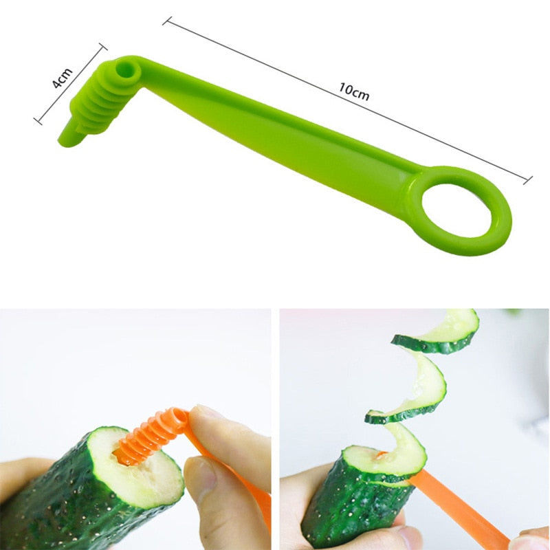 Stainless Steel  Plastic Rotate Potato Slicer